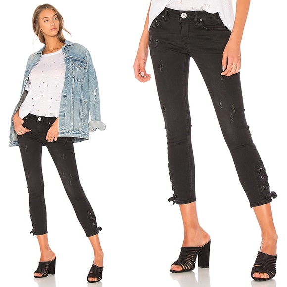 new One Teaspoon ϟ Freebird Jeans ϟ Ankle Ties ϟ - Picture 12 of 16